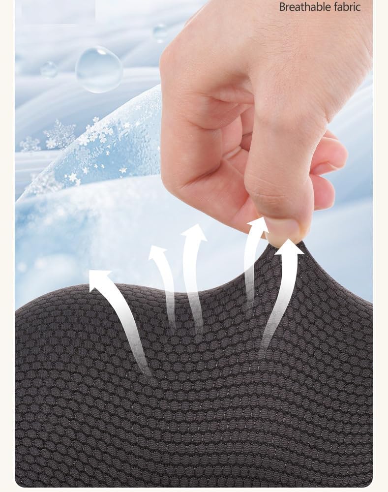 Yuhuru Car Neck Pillow 2Packs Light Grey