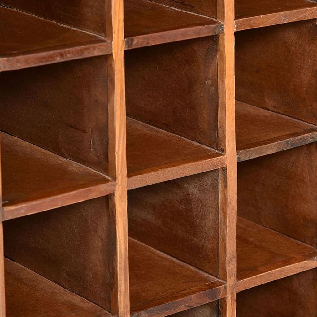 YITHOPI Wine Rack for 16 Bottles Solid Reclaimed Wood