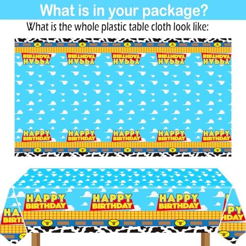 METIXOZE 3rd Birthday Cartoon Decor Set