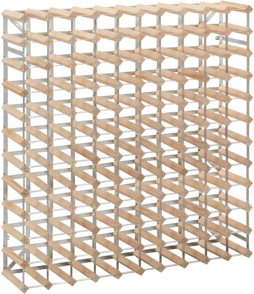 Aisifx 120 Bottle Wine Rack Solid Pine