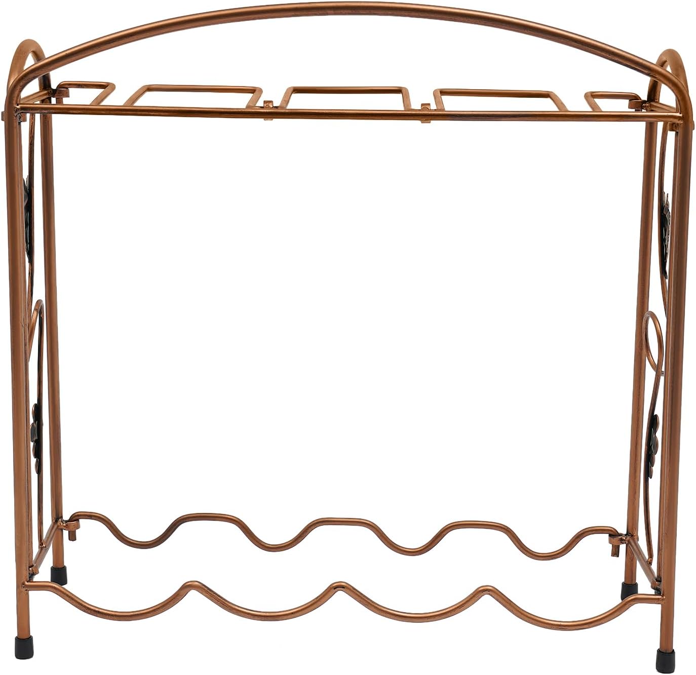 Oiveinya 5-Bottle Freestanding Wine Rack Bronze