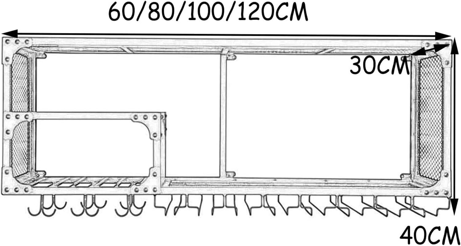 ALDEPO 120CMx30CM Freestanding Wine Rack
