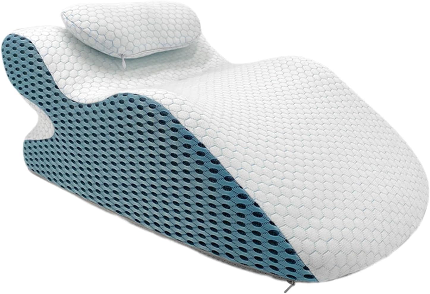 Face Down Pillow with Neck Support for Sleeping and Movies
