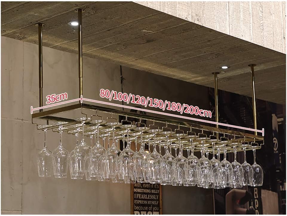 LASEVE Tabletop Wine Rack with Hanging Design