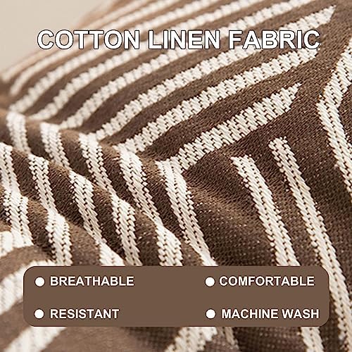 COZMAX Wedge Headboard Pillow Queen Size Brown