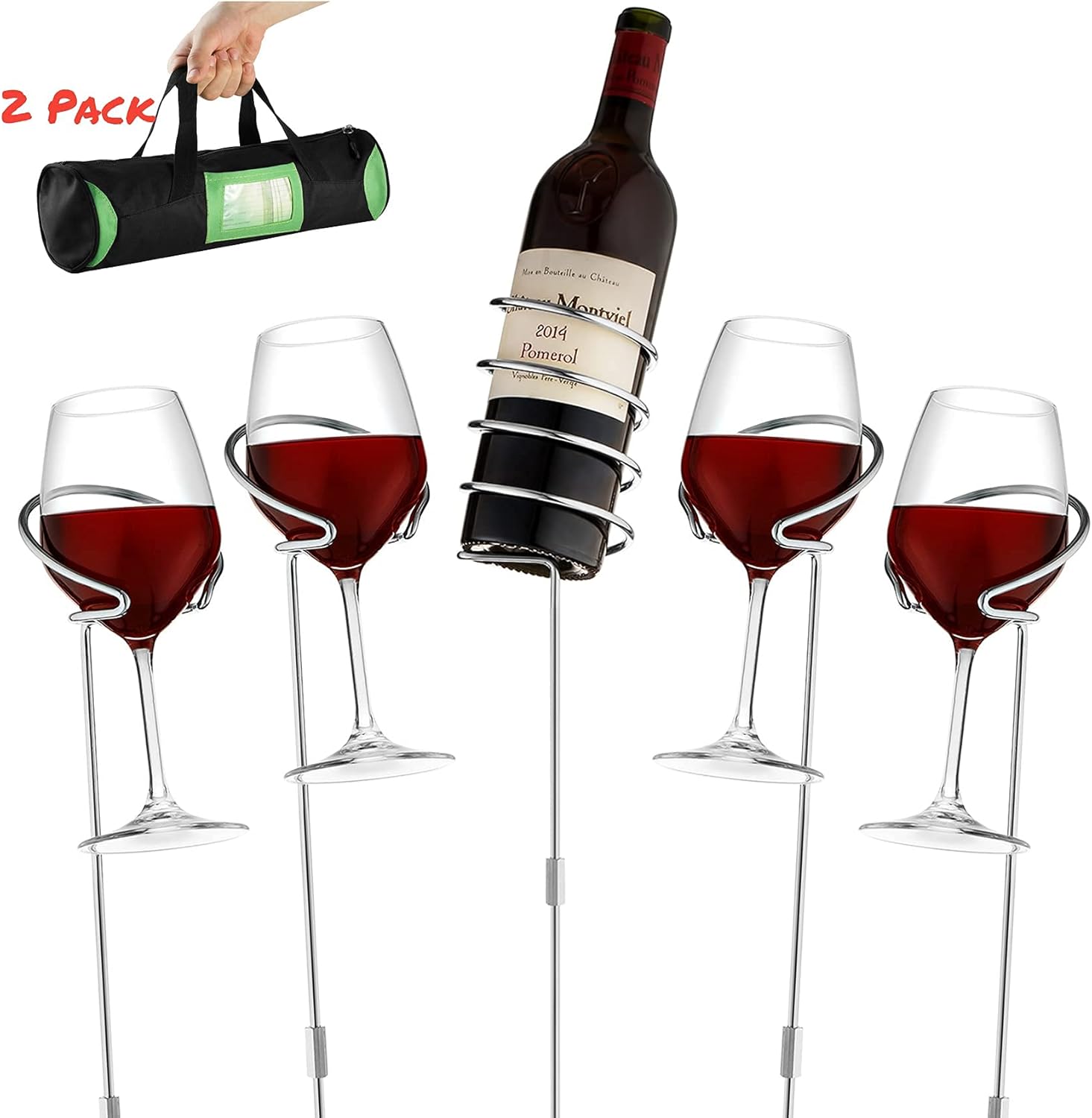 Outdoorwares Wine Rack Holder Set 2 Pack