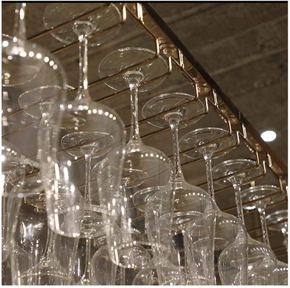 LASEVE Tabletop Wine Rack with Hanging Design