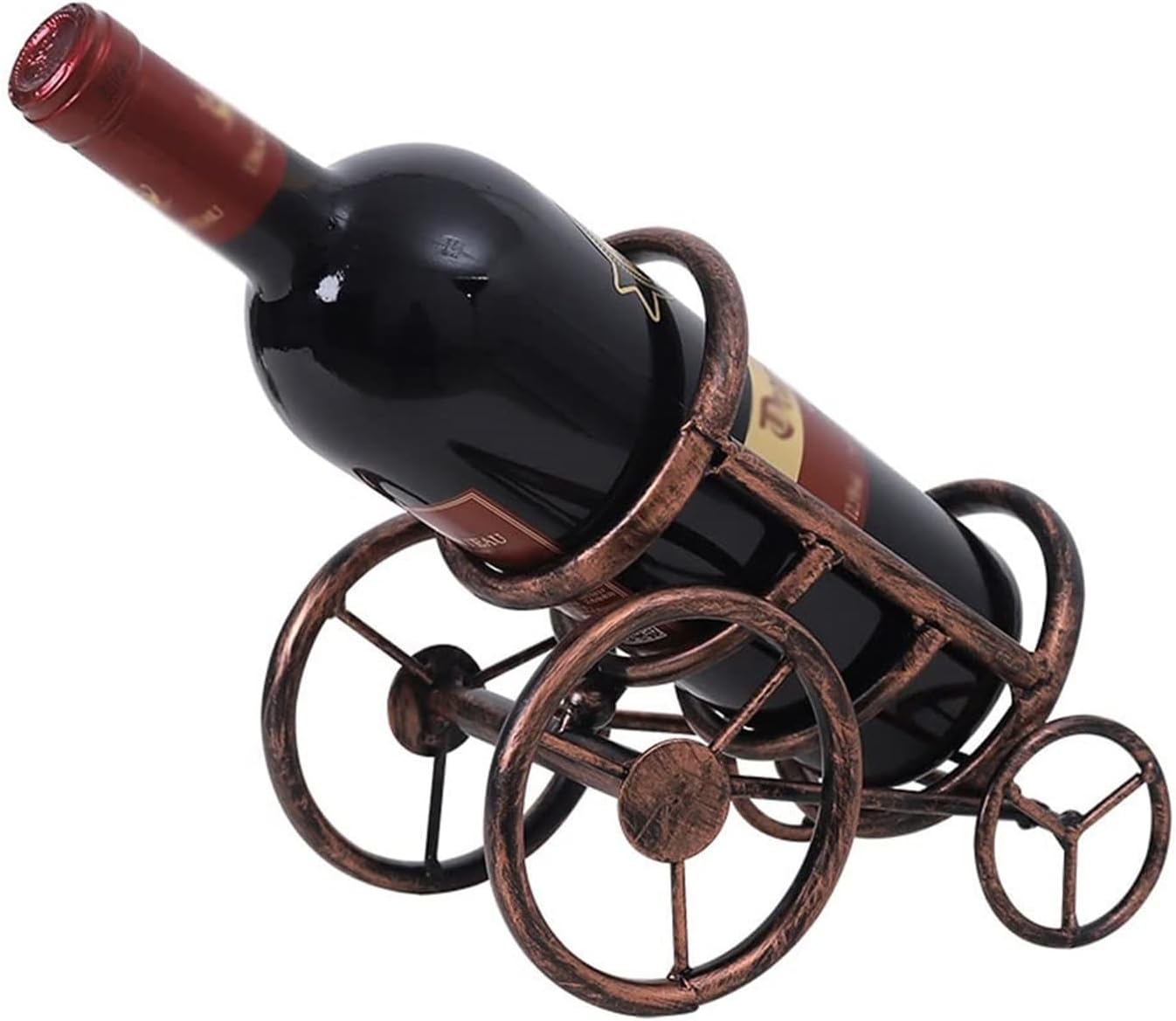 GTEFSWS Freestanding Wine Rack with Thickened Iron Frame