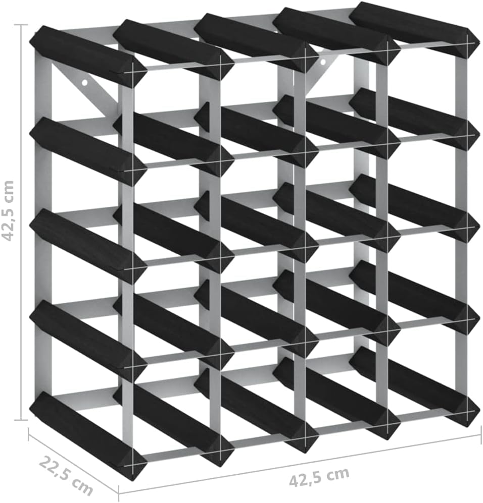 Bar Unit Storage Cabinet with 20 Bottle Wine Rack