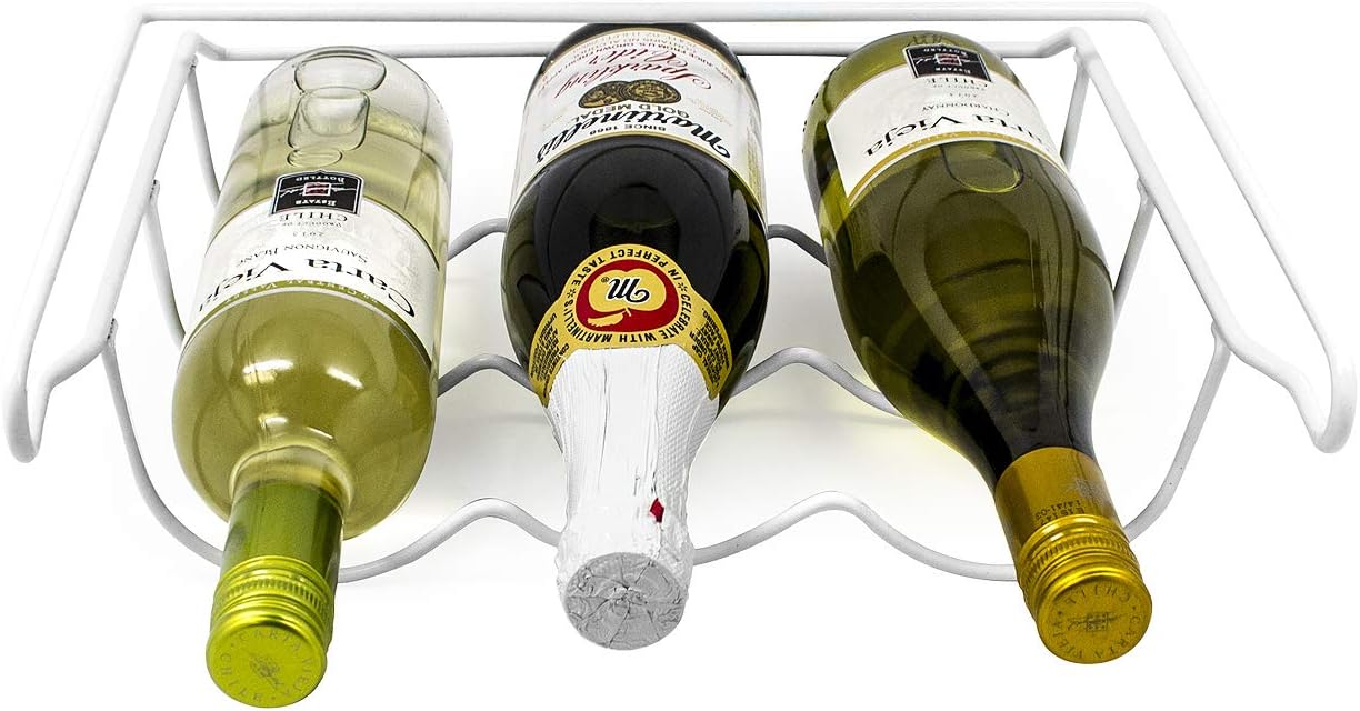 Sorbus Fridge Wine Rack - Holds 3 Bottles Universal Fit