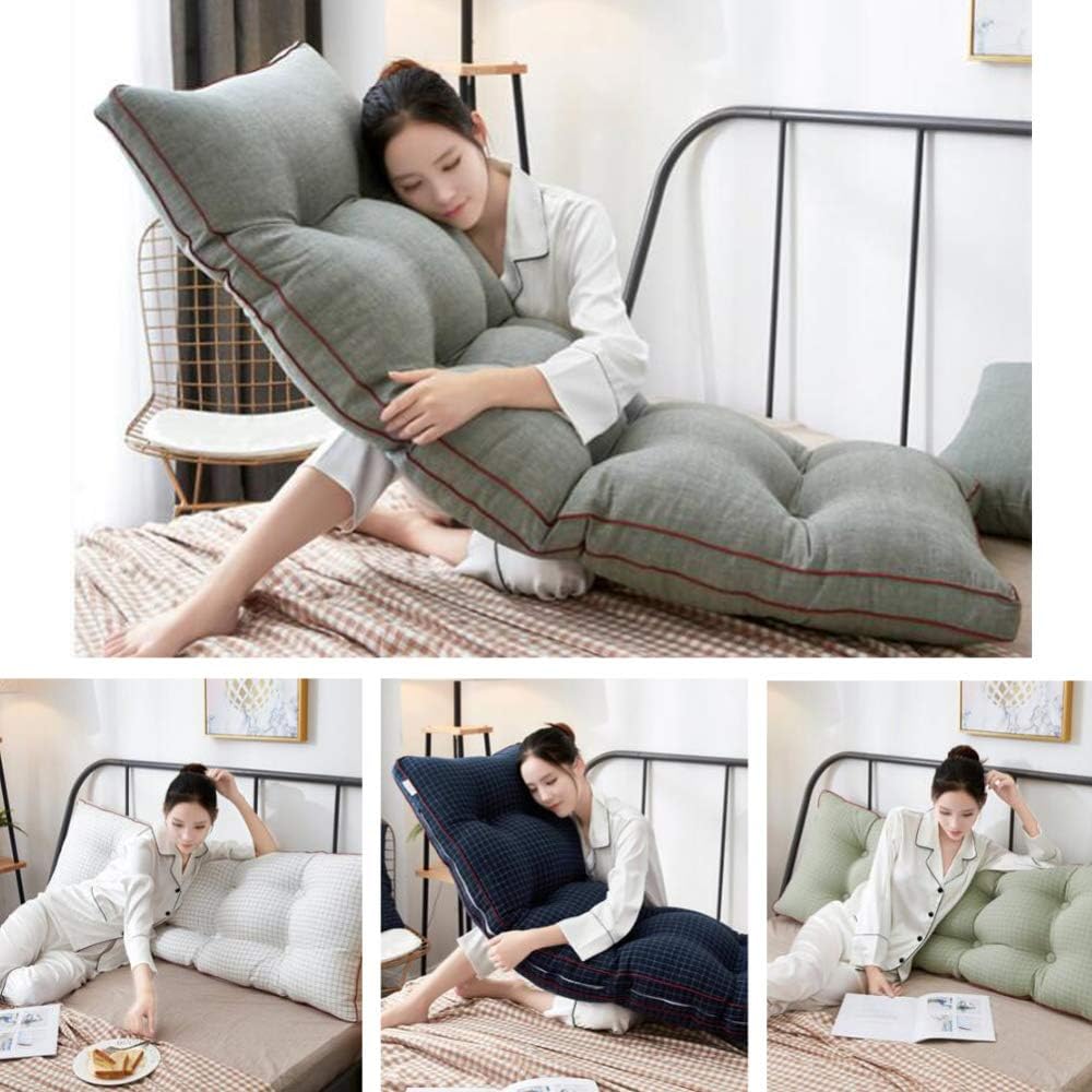 RUYII Large Soft Head Pillow with Removable Cover for Bed and Sofa