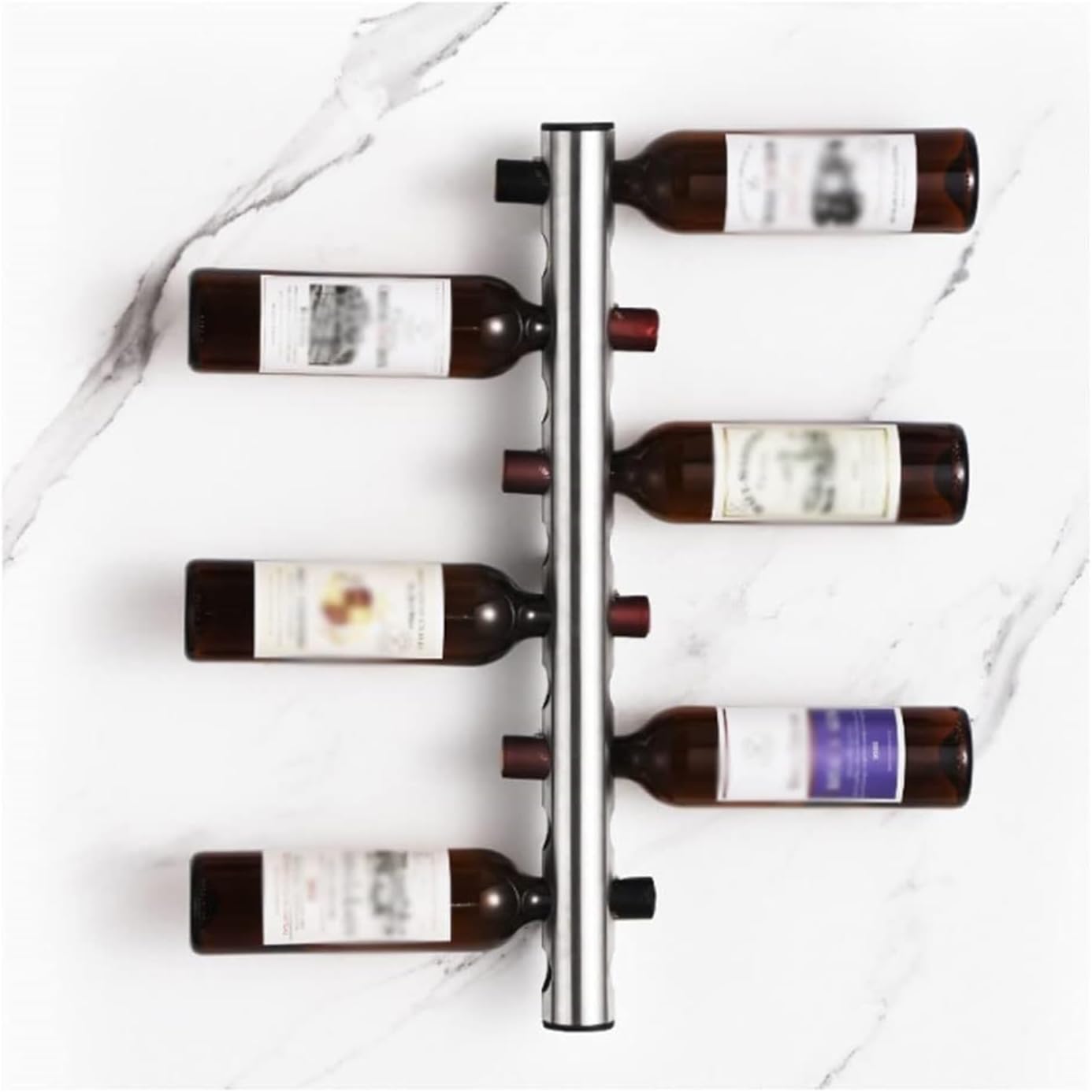OXOAMP Wall-Mounted Wine Rack 304 Stainless Steel 12 Holes 1