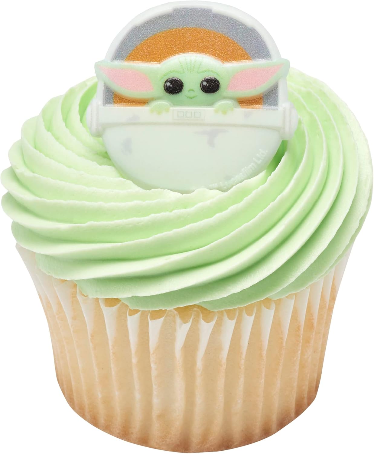DECOPAC Star Wars The Mandalorian The Child Cupcake Rings - 24 Pack 1