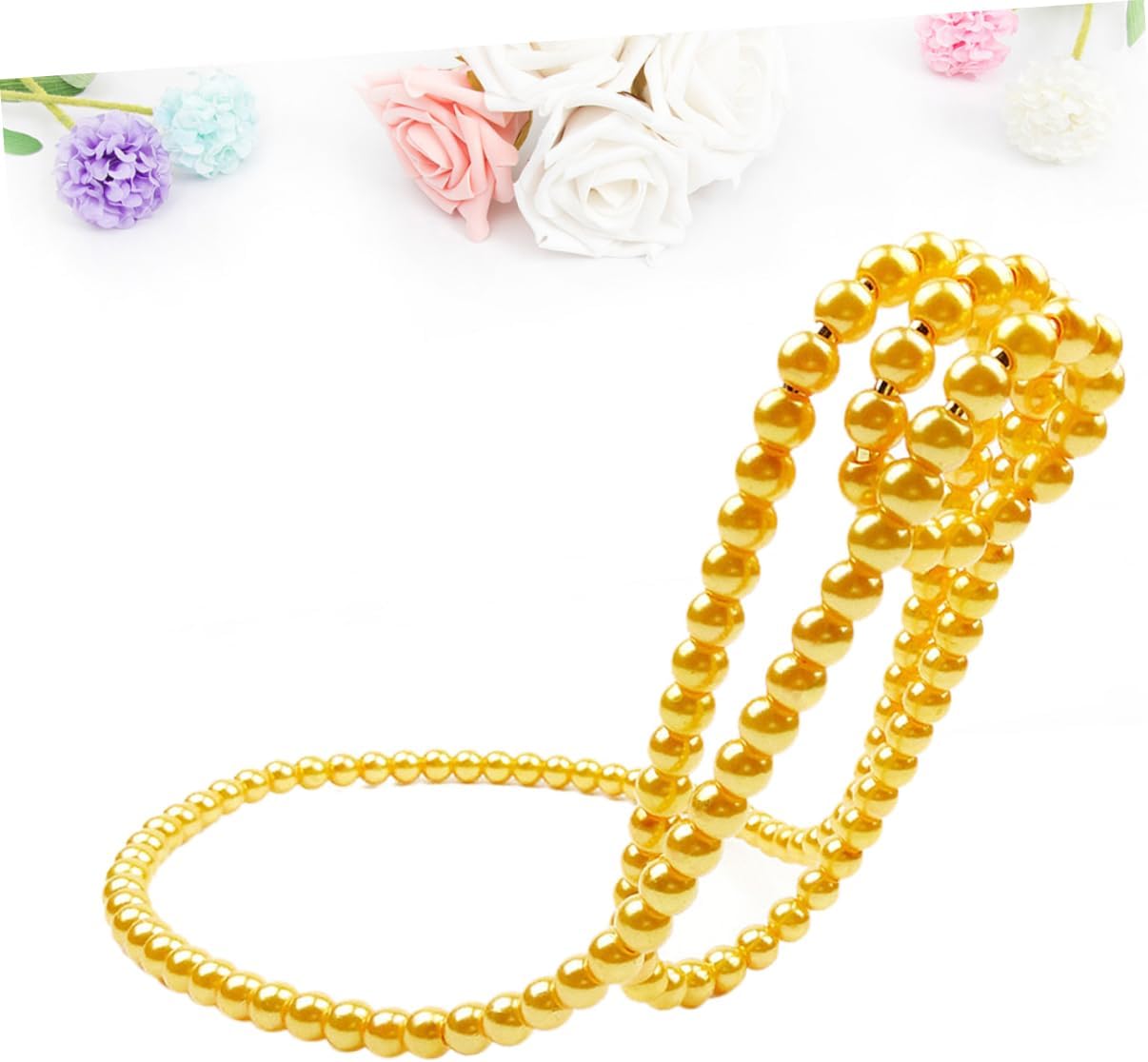 Creative Pearl Necklace Wine Rack Freestanding