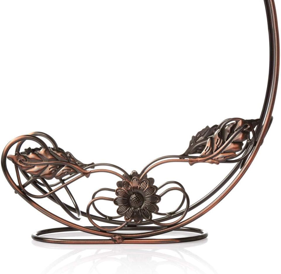 Copper Wine Rack Hanging Glass Holder Bar Stand 1