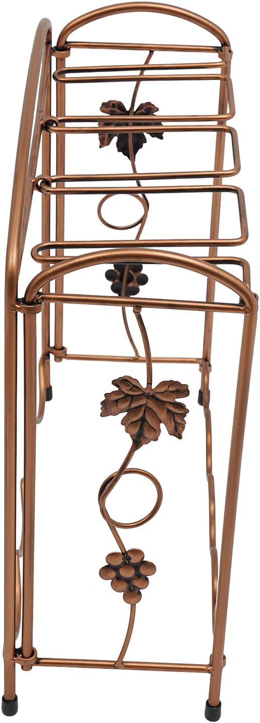 Oiveinya 5-Bottle Freestanding Wine Rack Bronze