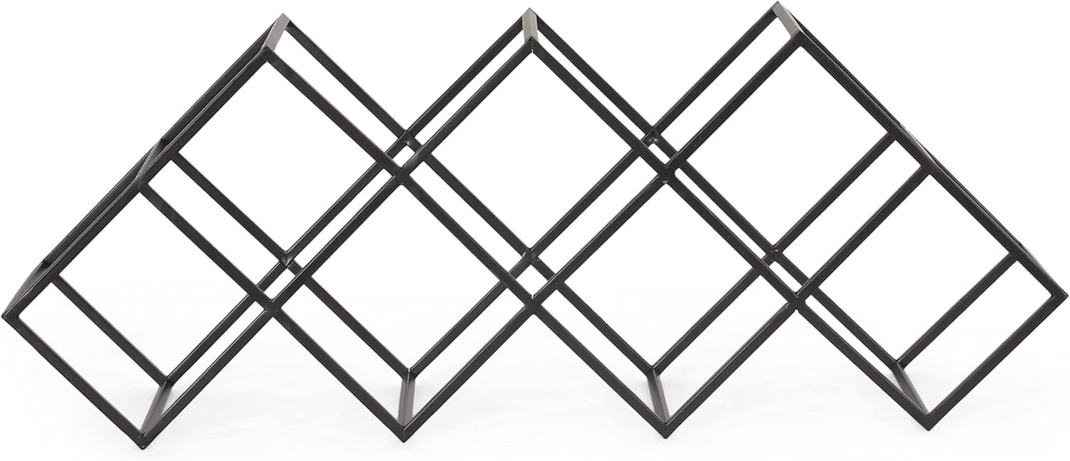 Christopher Knight Home McClellan Wine Rack Black