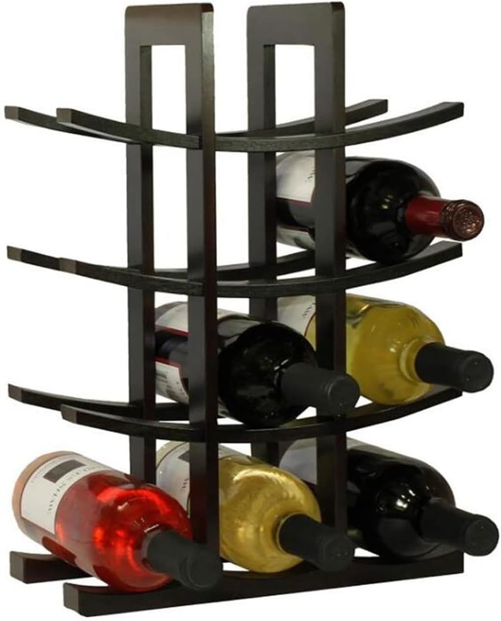 OXOAMP 4-Tier Freestanding Wine Rack Cabinet