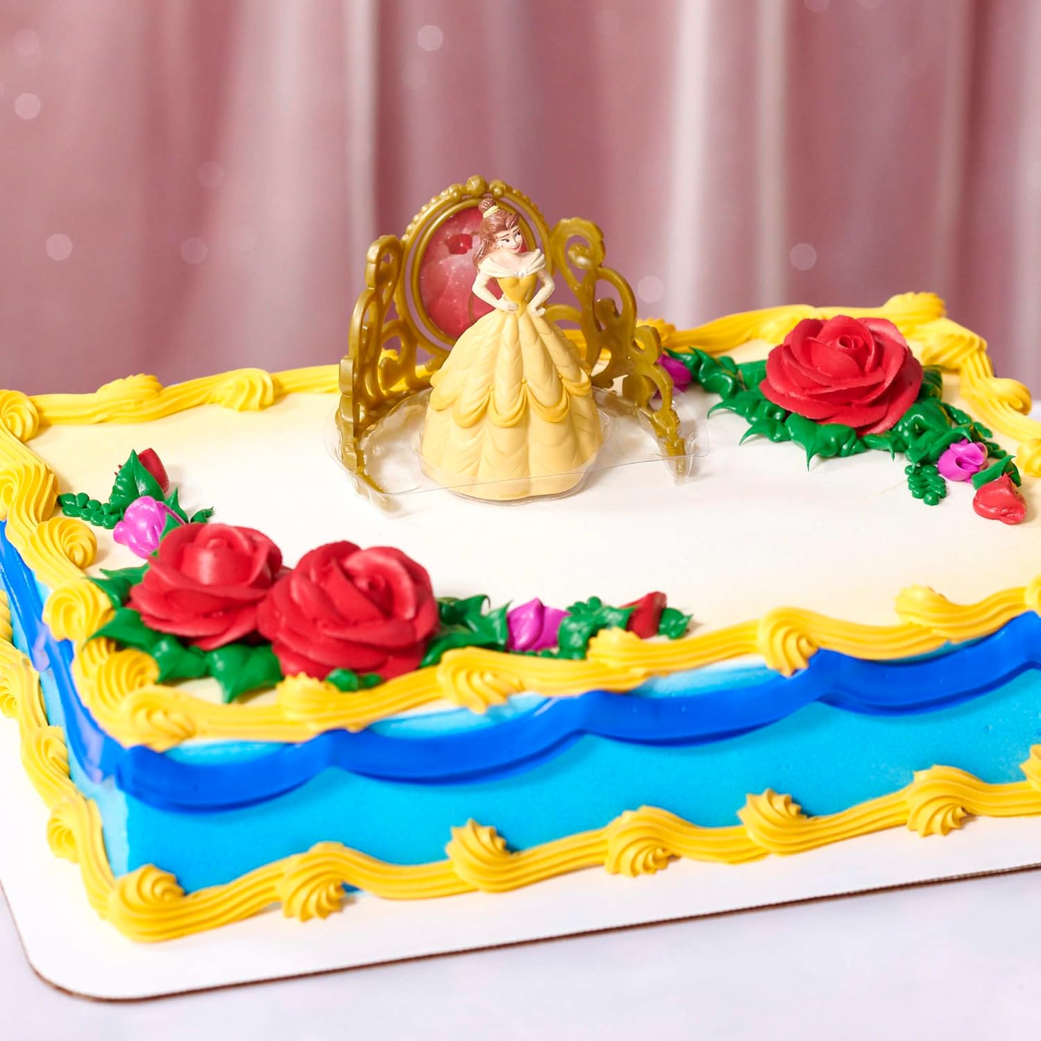 DecoSet Disney Princess Belle Cake Topper 2-Piece Set