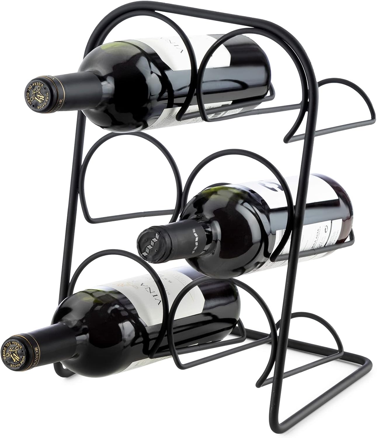 Compactor 6 Bottle Wine Rack Black 20x215x335 cm
