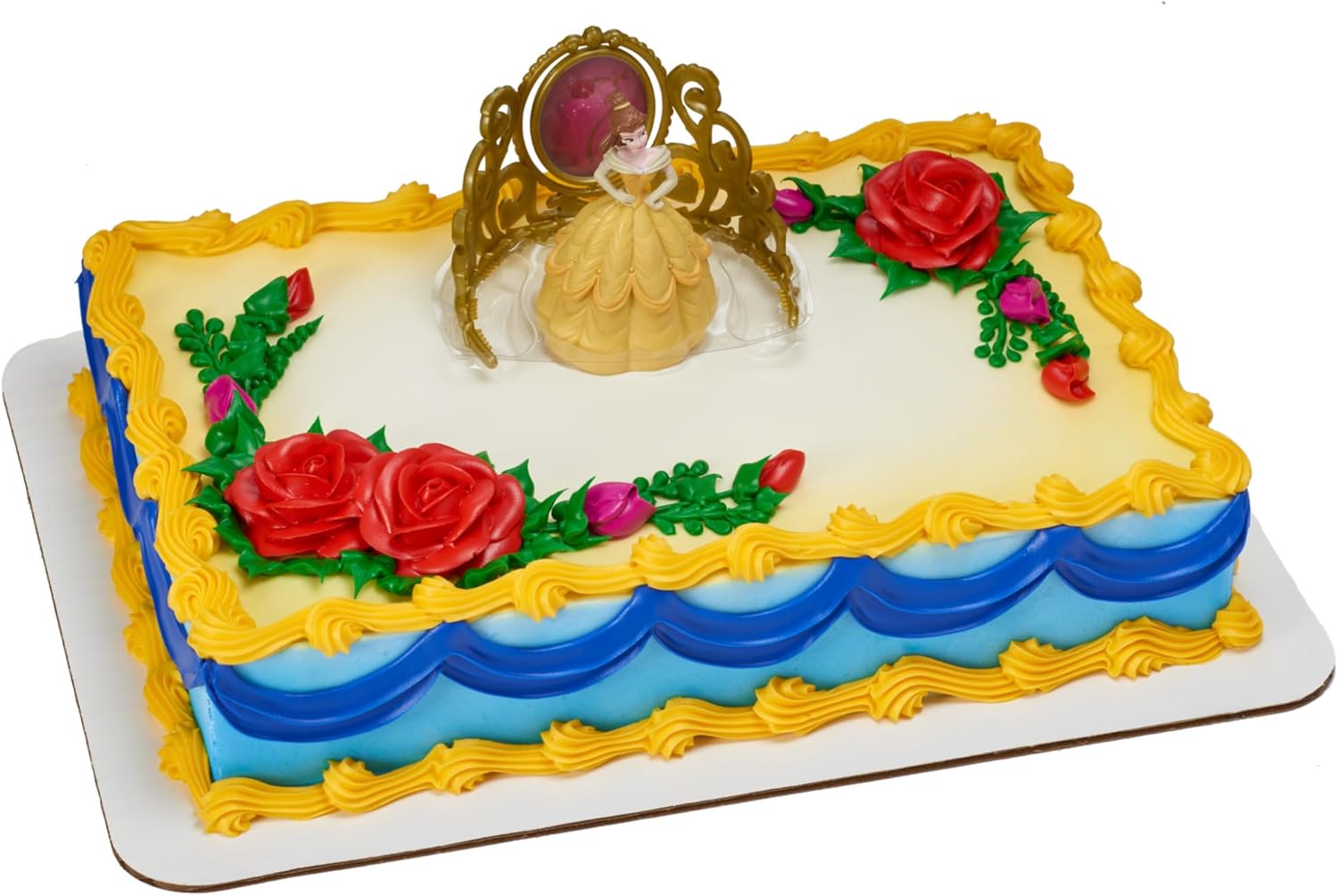 DecoSet Disney Princess Belle Cake Topper 2-Piece Set