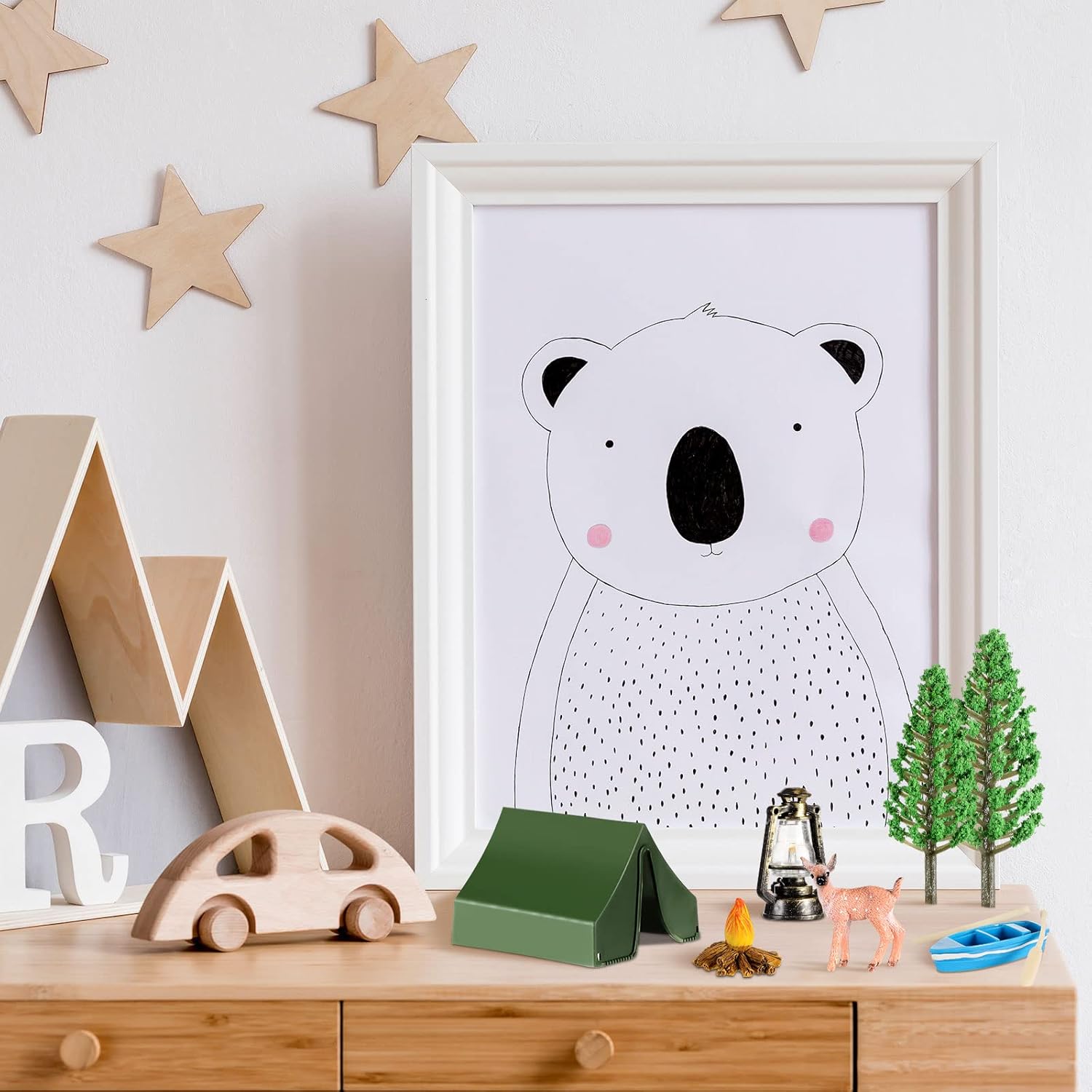 Yookeer 11 Pcs Camping Cake Topper Set 1