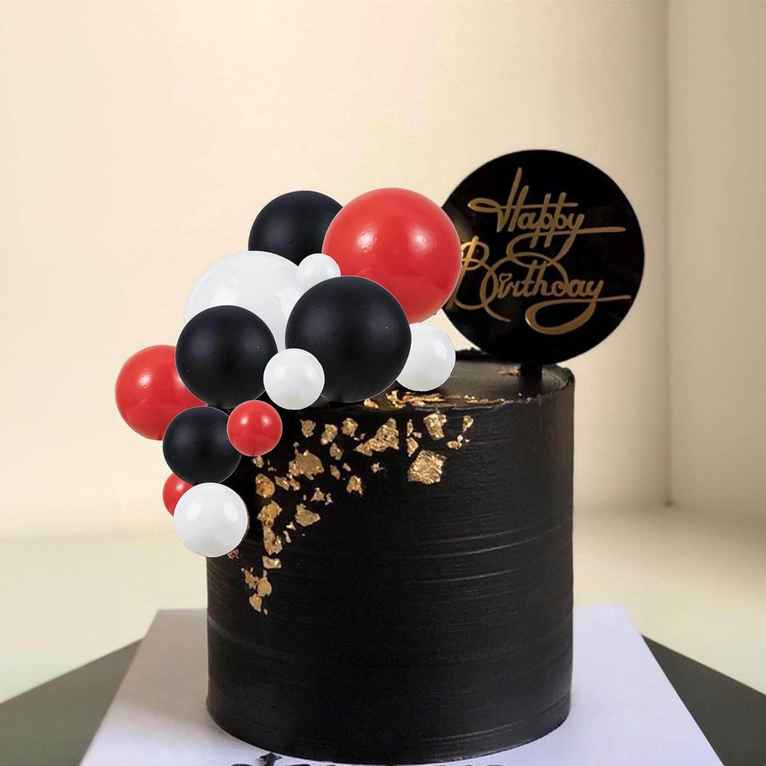 Gyufise 30Pcs Mini Balloon Cake Topper Decorations