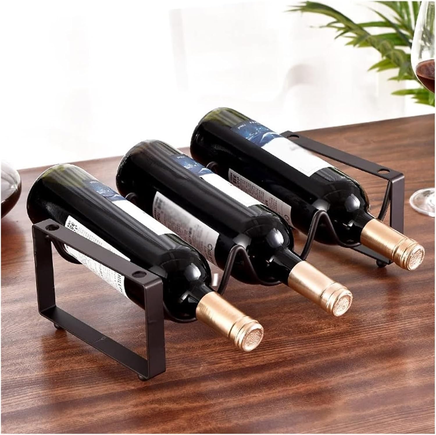 OXOAMP Vintage Metal Wine Rack Freestanding