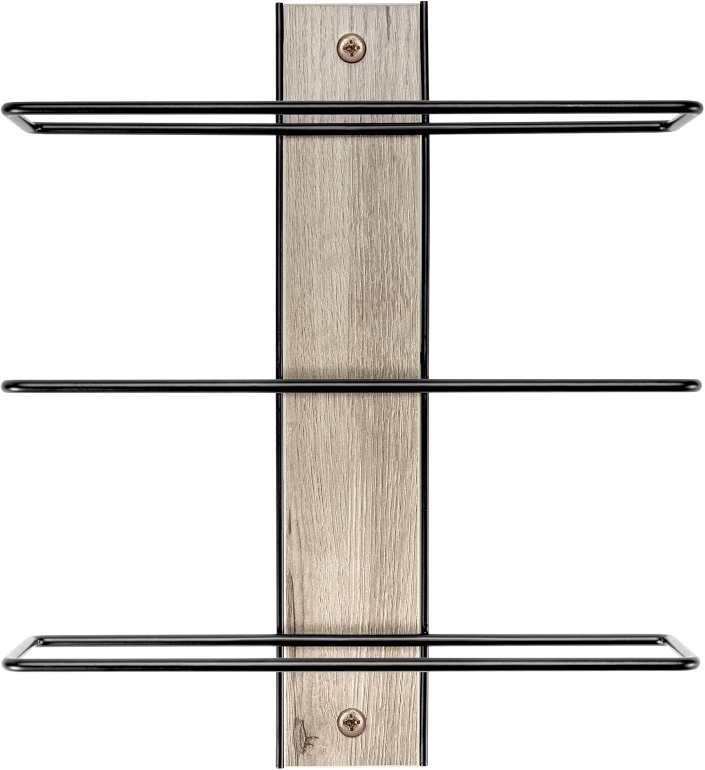 Sorbus Wall Mounted Wine Rack for 9 Bottles - Mahogany