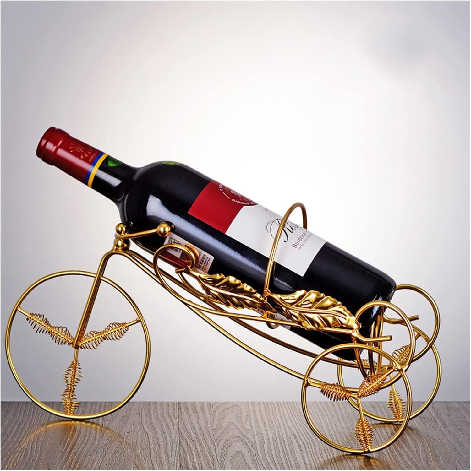 HASMI Freestanding Metal Wine Rack for Countertop Storage