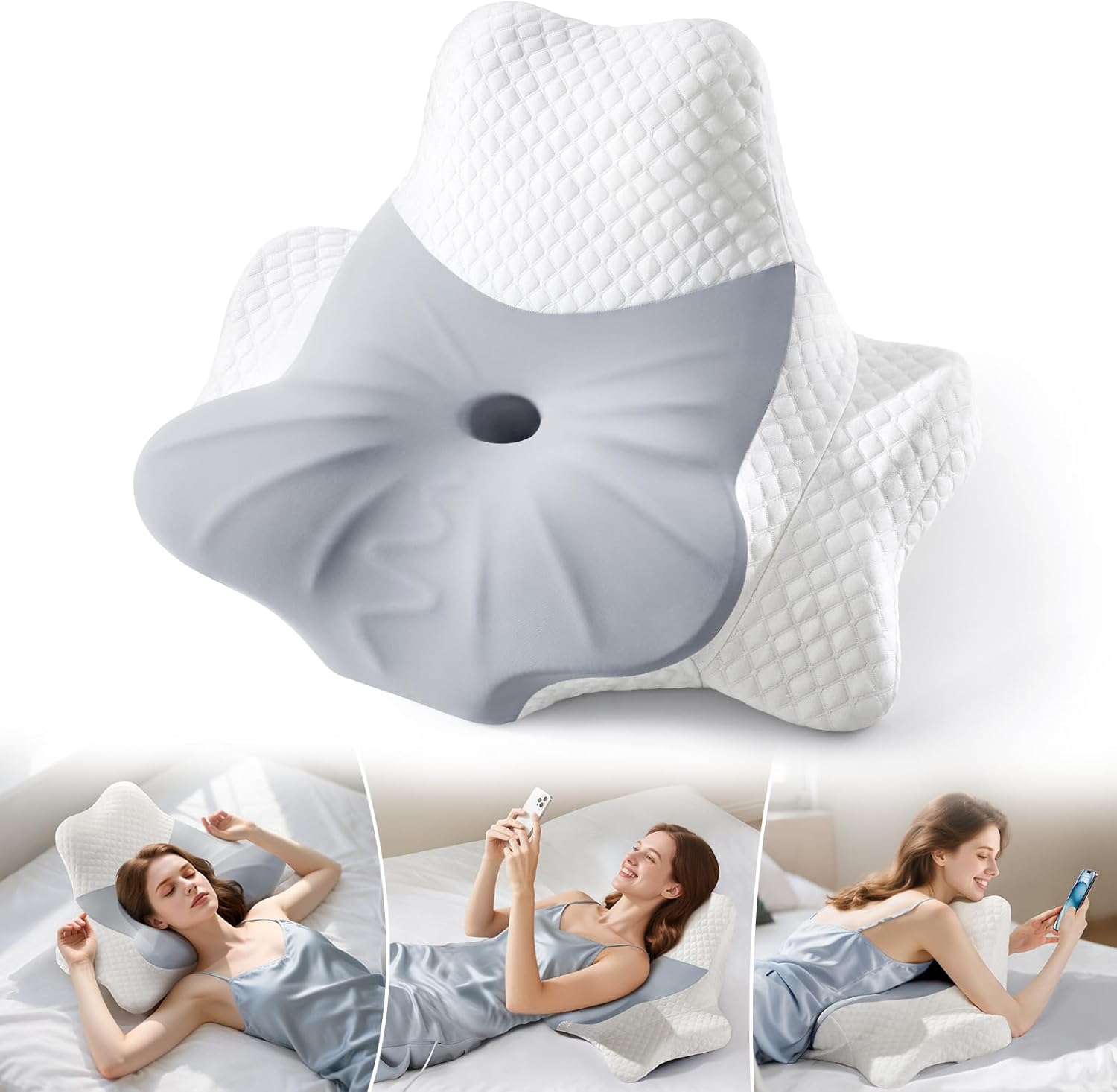 LeArex Ultra Pain Relief Memory Foam Pillow - Neck and Shoulder Support