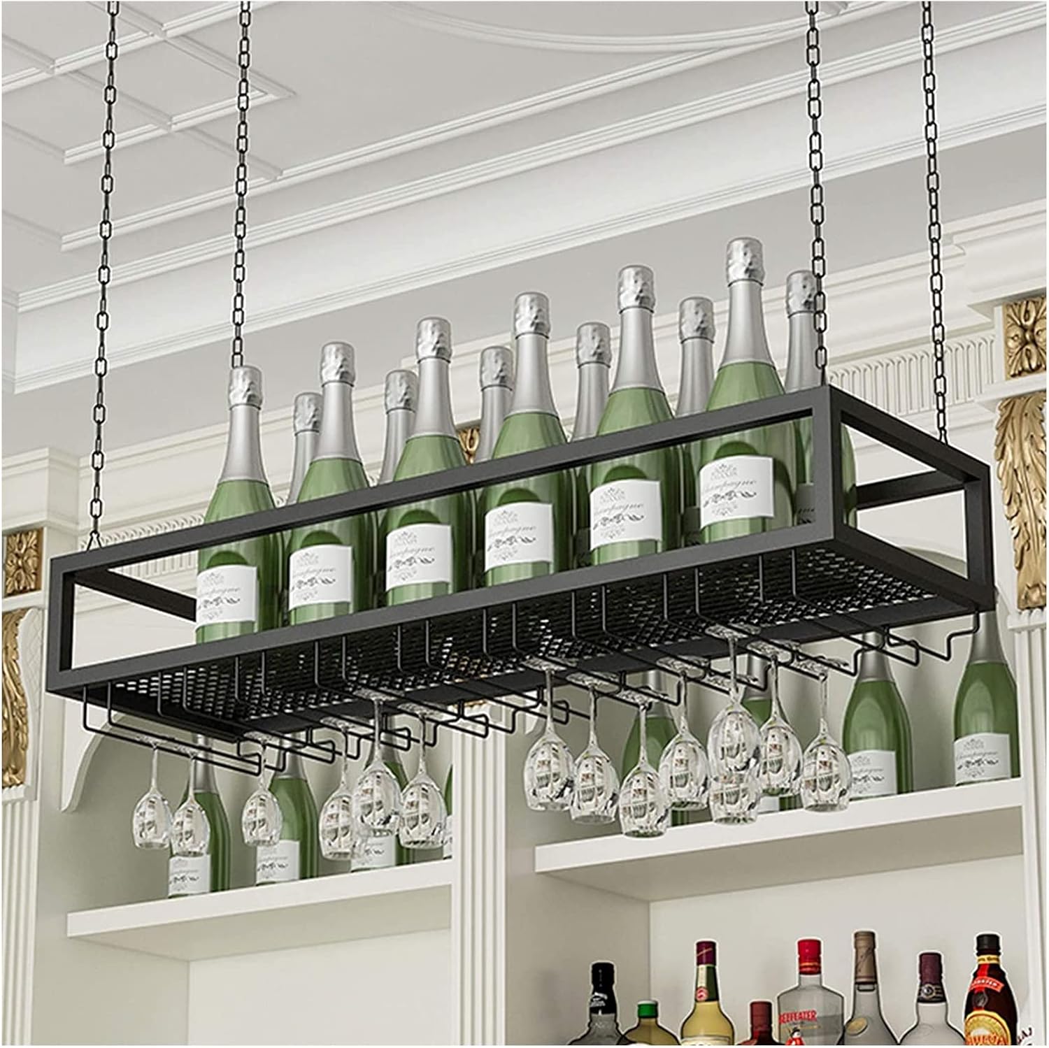 Aldepo Adjustable Wall Mounted Wine Rack