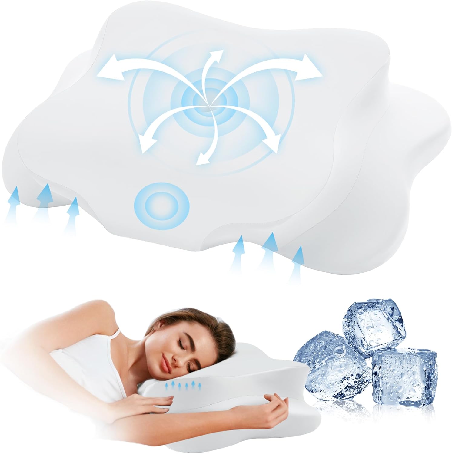 SUFOR Cervical Pillow for Neck Pain Relief