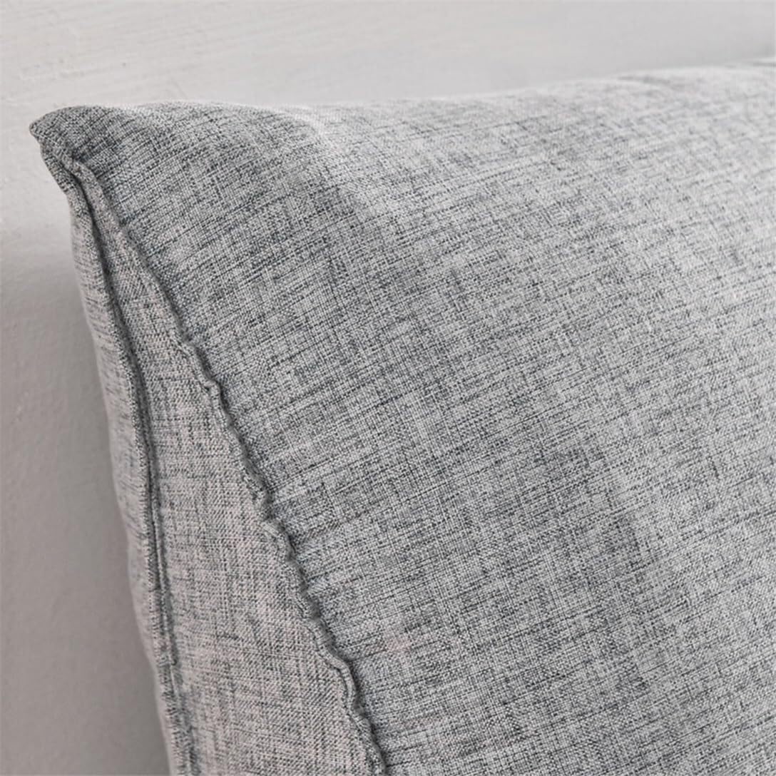 COZMAX Triangular Reading Headboard Pillow with Zipper Cover