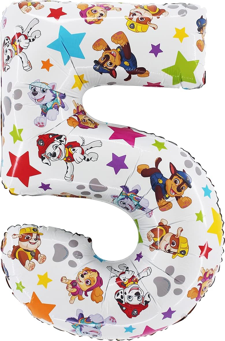 Toyland 26 Inch Number 5 Foil Balloon for Kids Party
