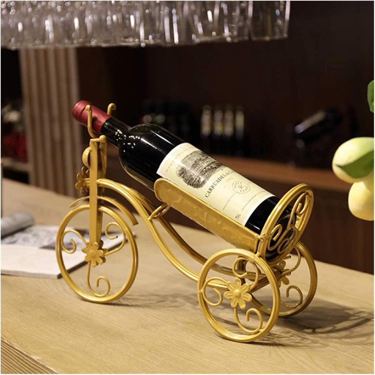 ALDEPO Wine Rack with Tricycle Design for 1 Bottle
