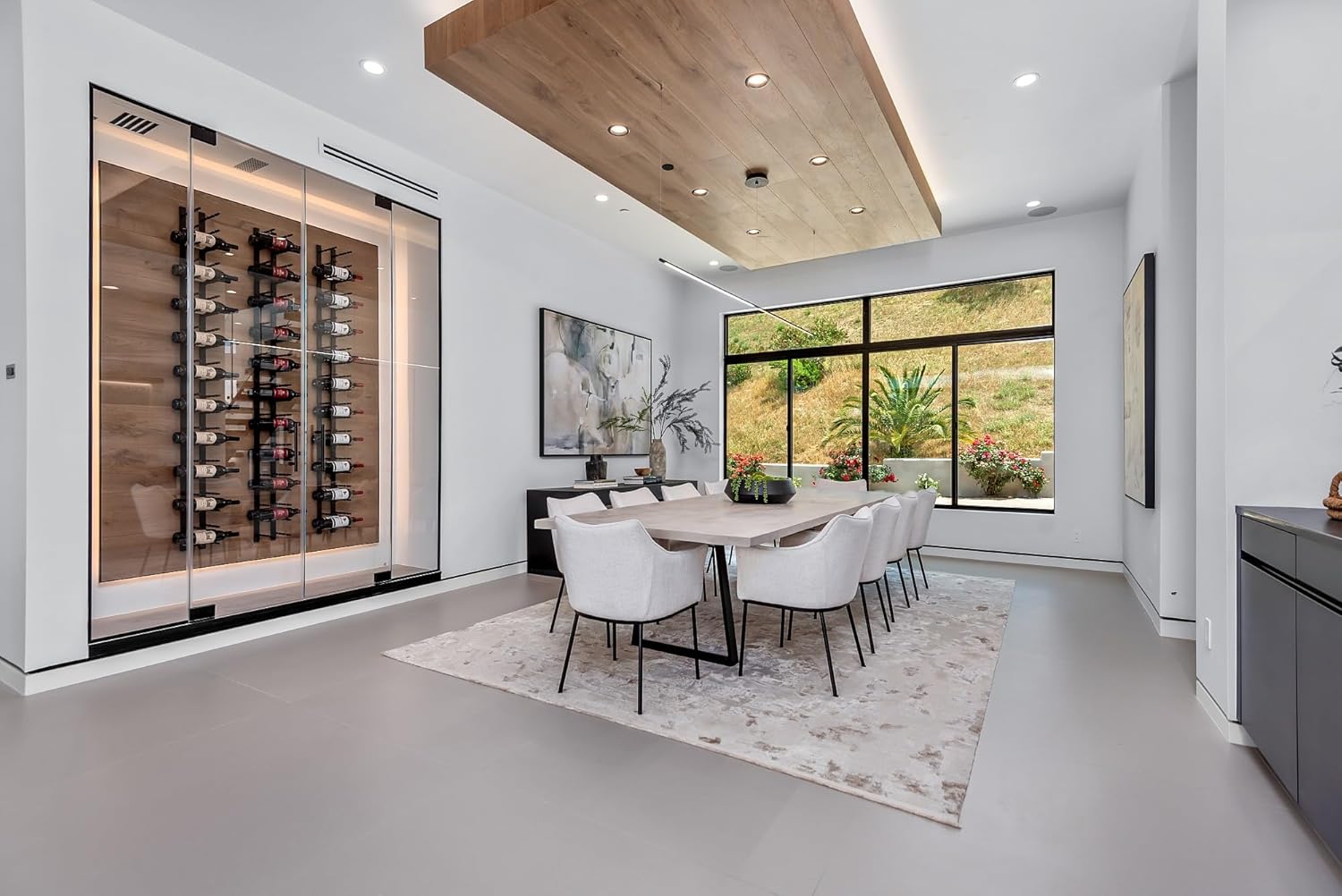Ultra Wine Racks Wall-Mounted Matte Black 3 Bottle