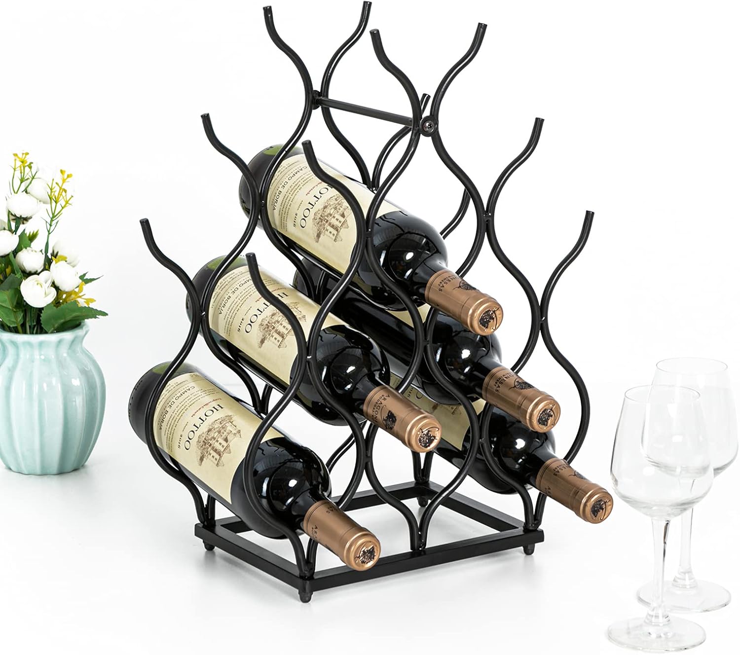 SODUKU 11-Bottle Tabletop Wine Rack