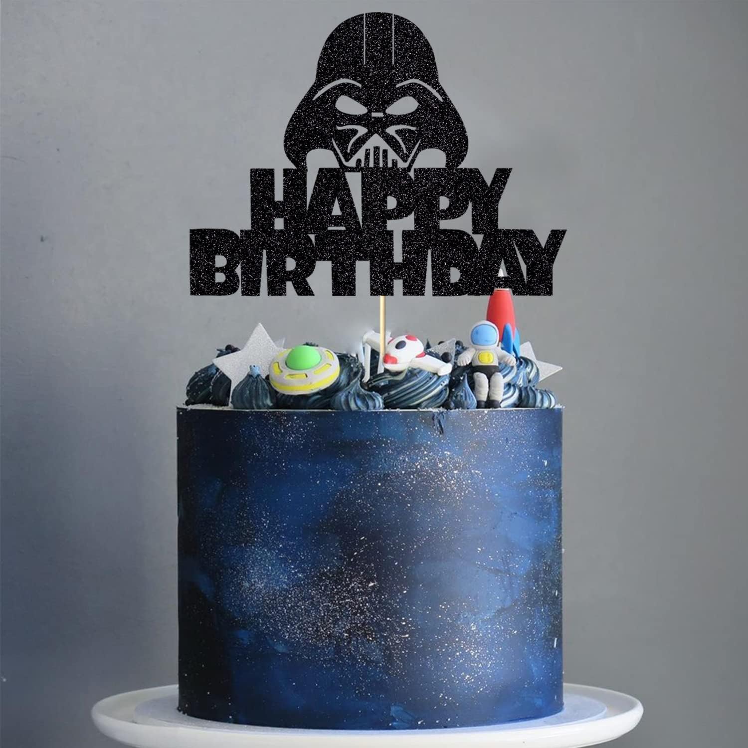 DETROVA Alien War Cake Topper Birthday Decoration