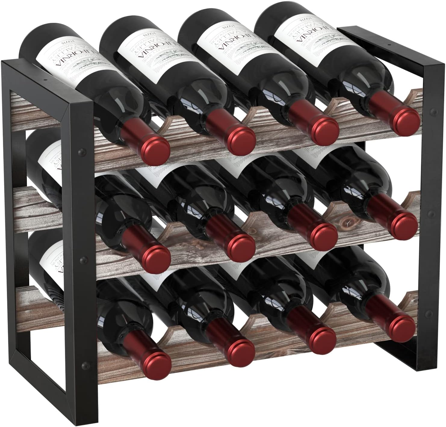 JACKCUBE Design 3 Tier Freestanding Wine Rack
