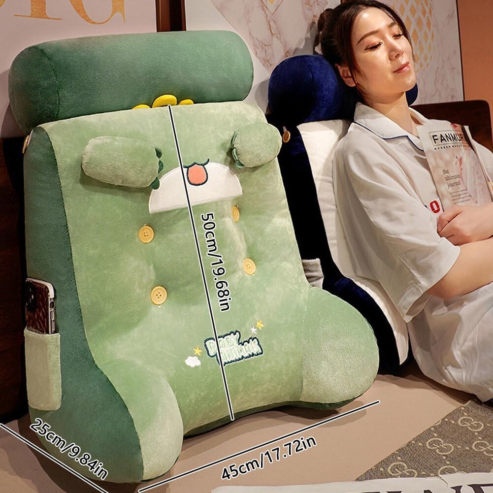 SKINFORD Cute Animal Reading Pillow - Bear Design