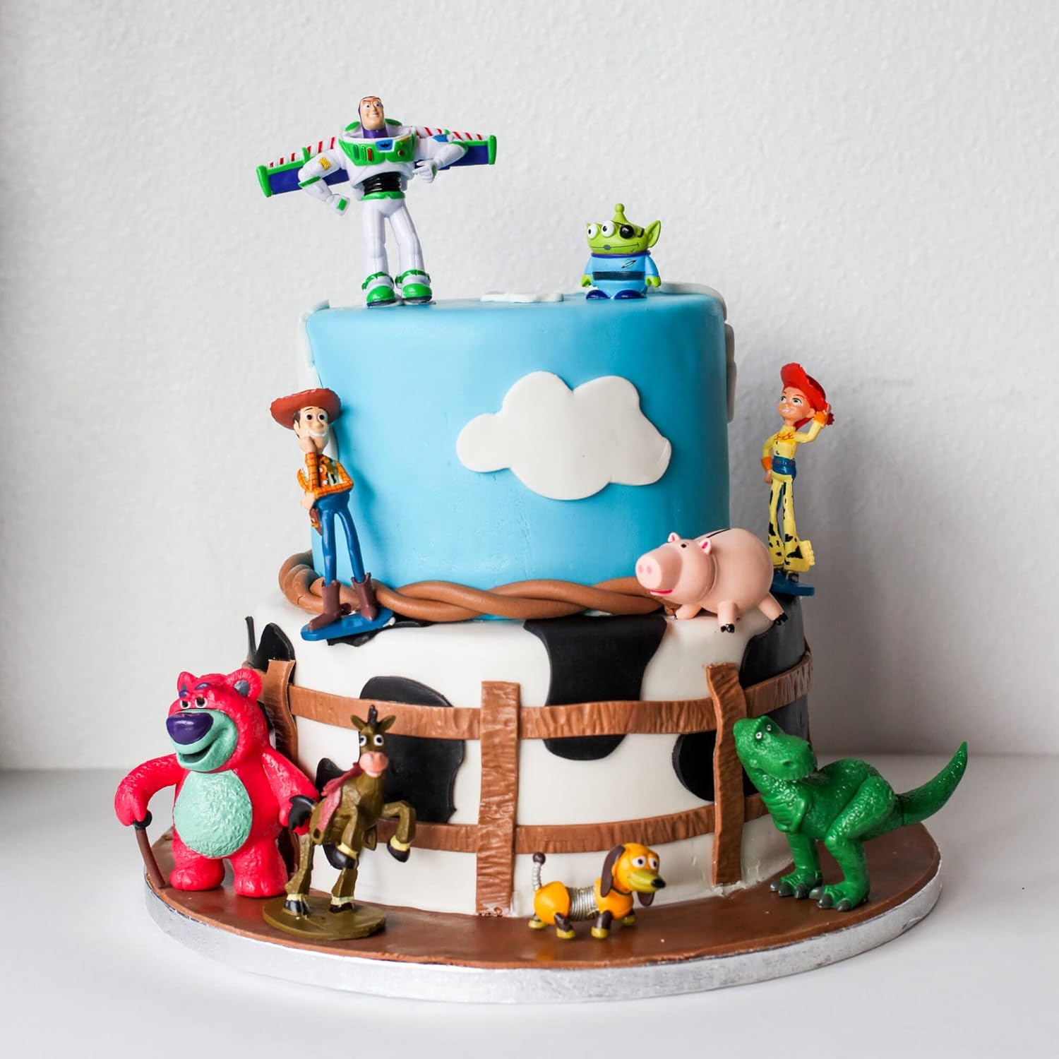 9Pack Story Action Figures with Cake Topper for Kids