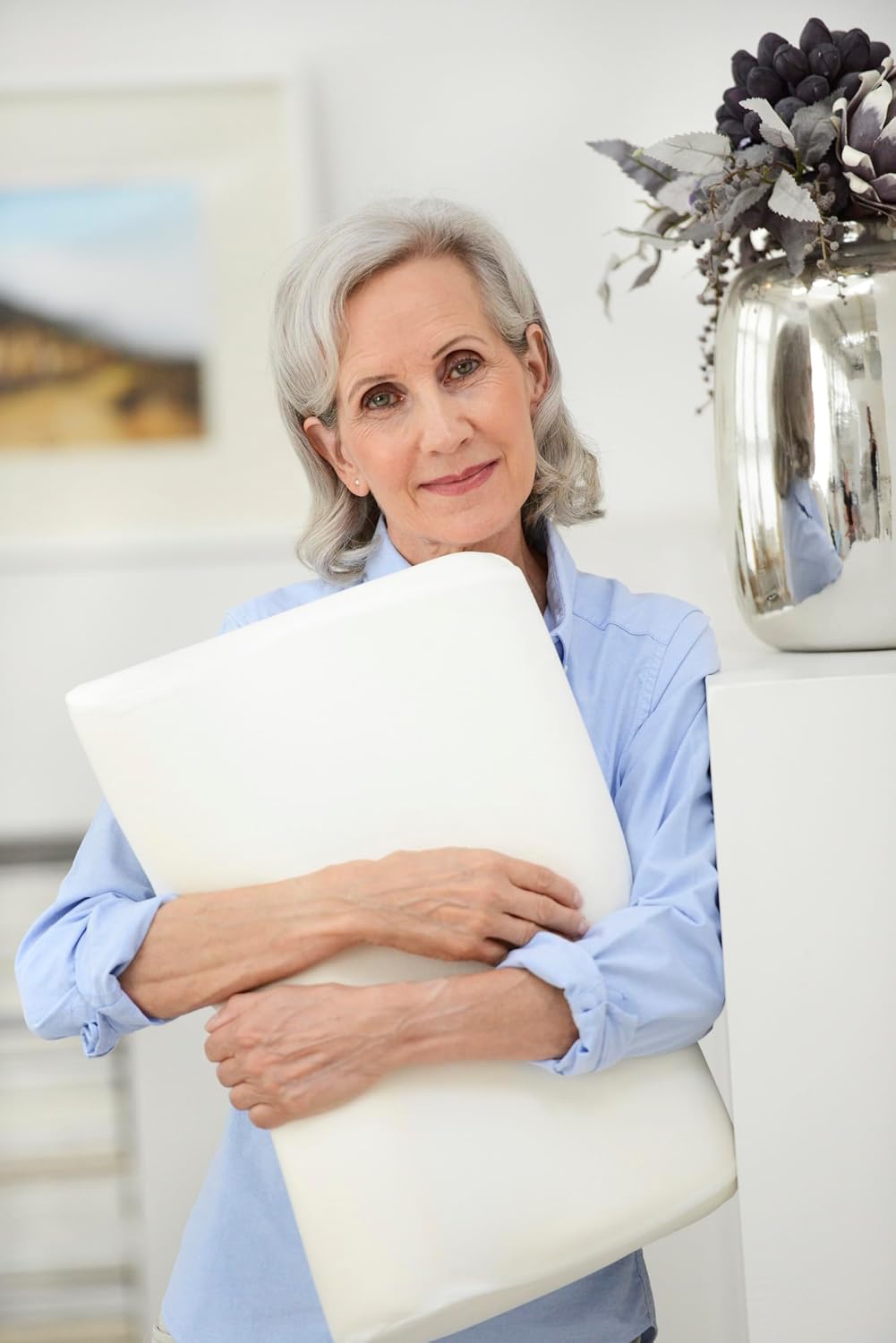 SISSEL Soft Plus Orthopedic Neck Pillow with 5-Year Warranty