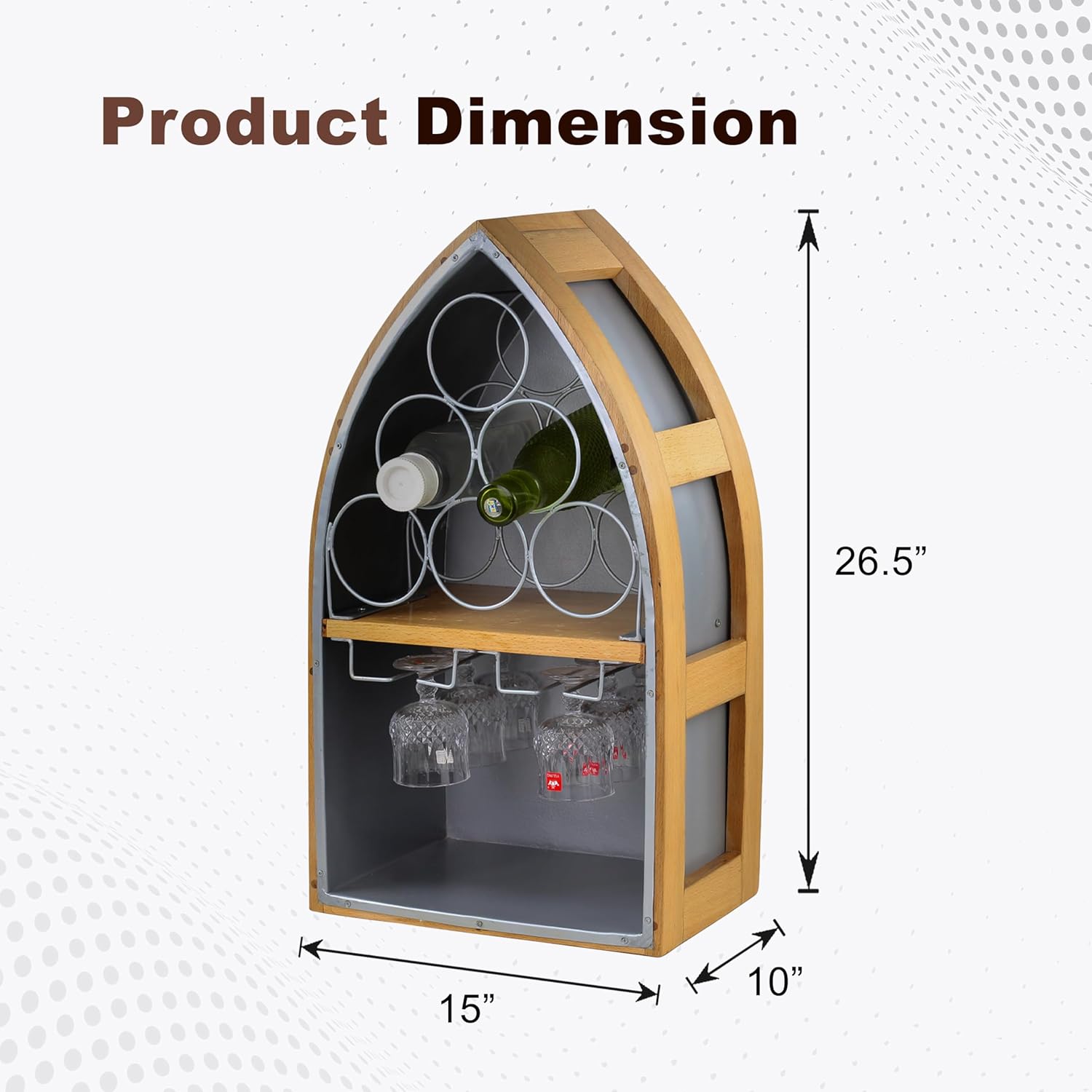 Nagina International Freestanding Wine Rack