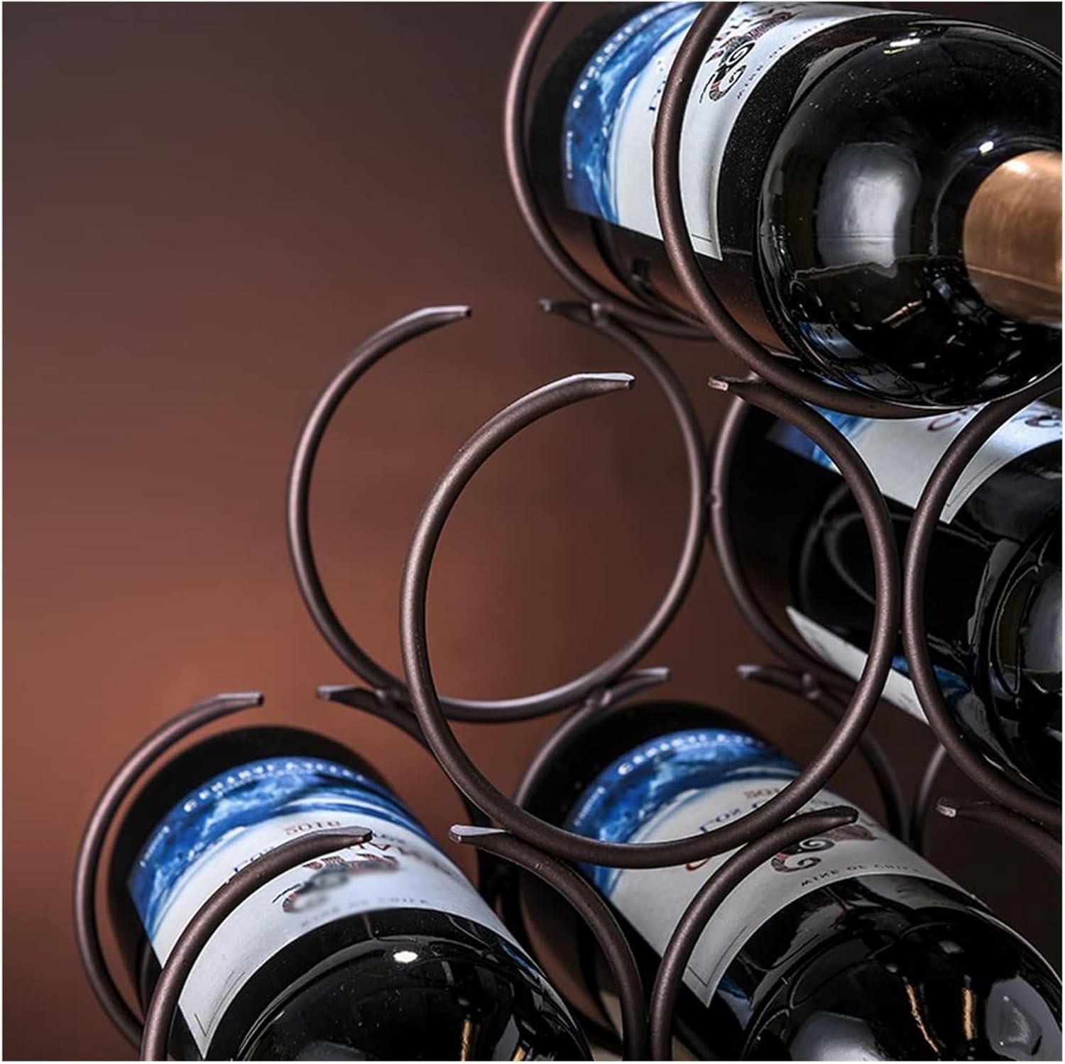 OXOAMP Freestanding Wine Rack with 6 Bottle Capacity