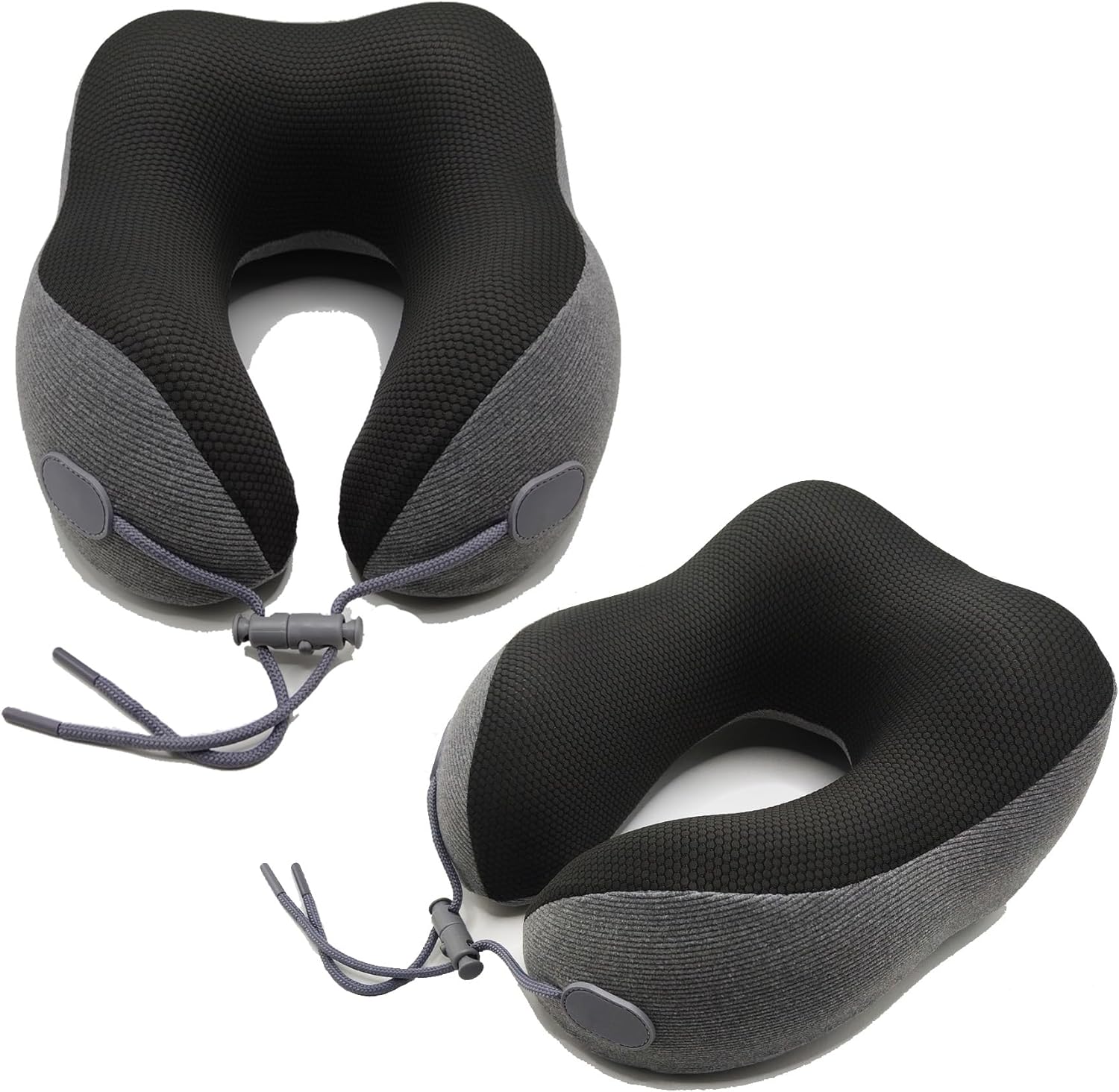 Yuhuru Car Neck Pillow 2Packs Light Grey