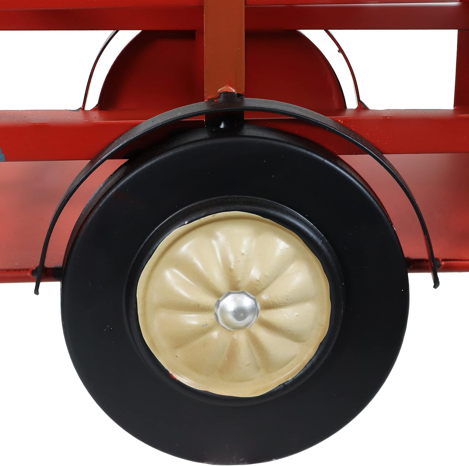 Sunnydaze Rustic Red Truck Wine Rack - Holds 4 Bottles