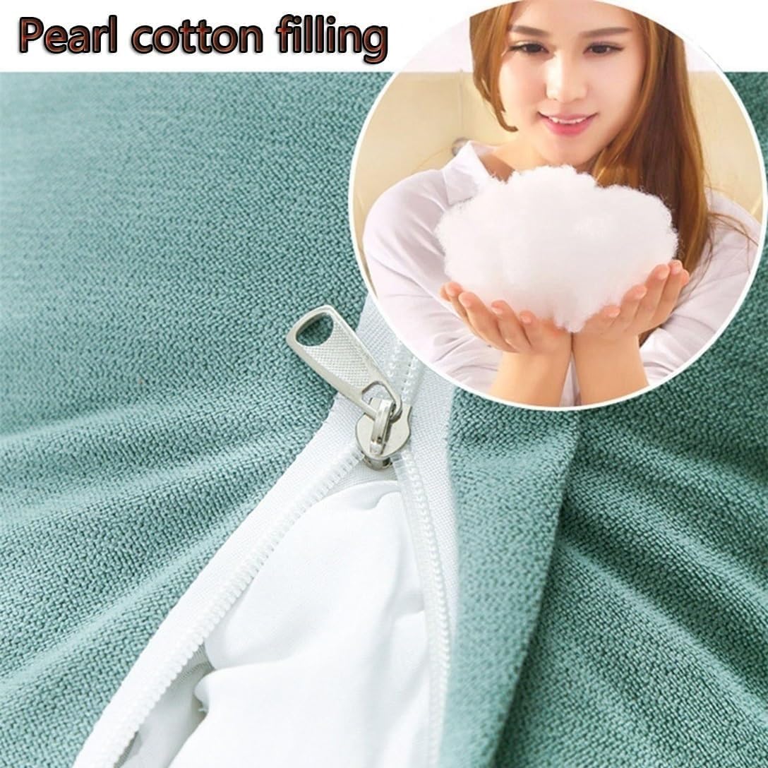 COZMAX Headboard Wedge Pillow Yellow 787in Reading Support Cushion