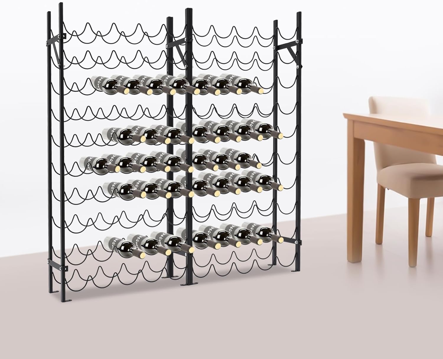 BILPIKOGoo 10 Tier Wine Rack for 100 Bottles