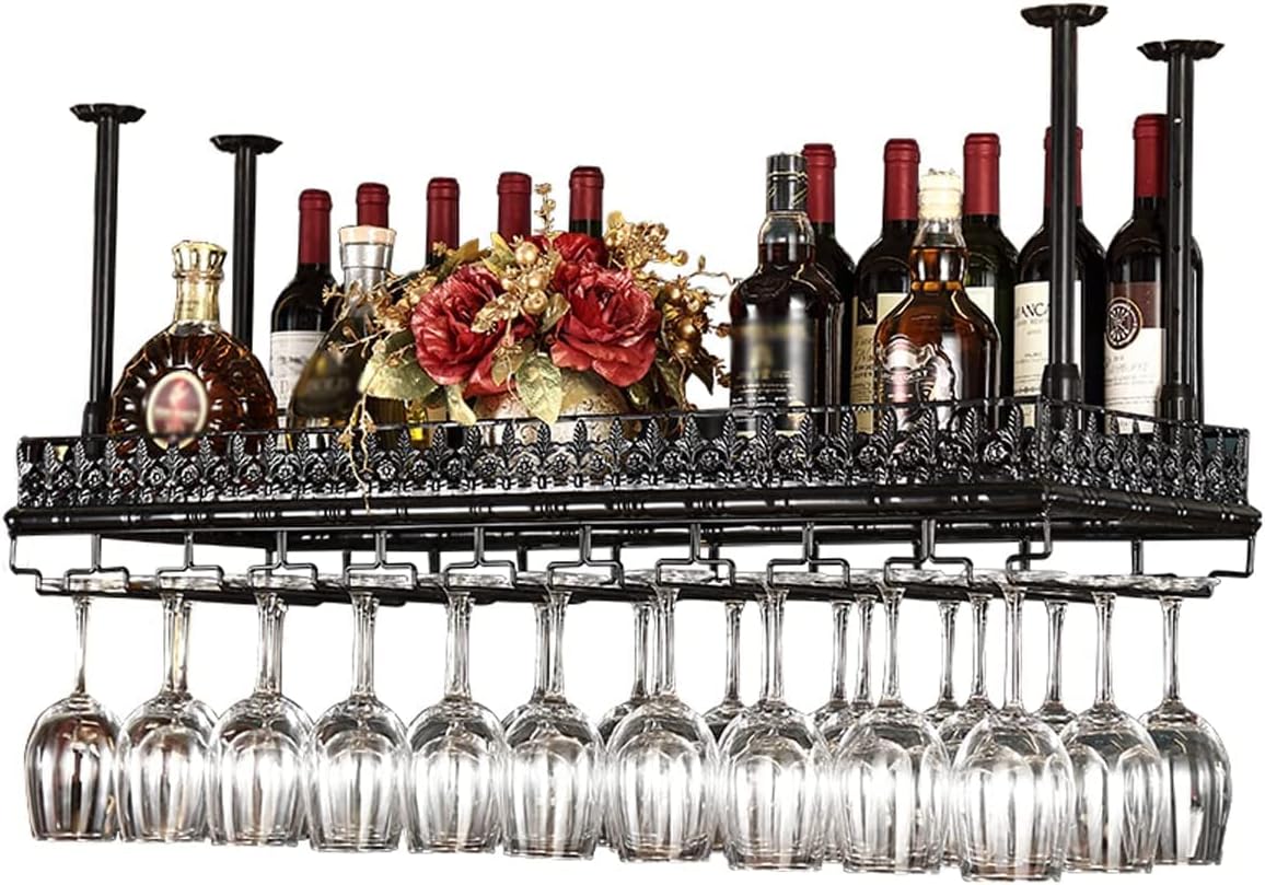 Adjustable Metal Wine Rack Wall Mount Holder